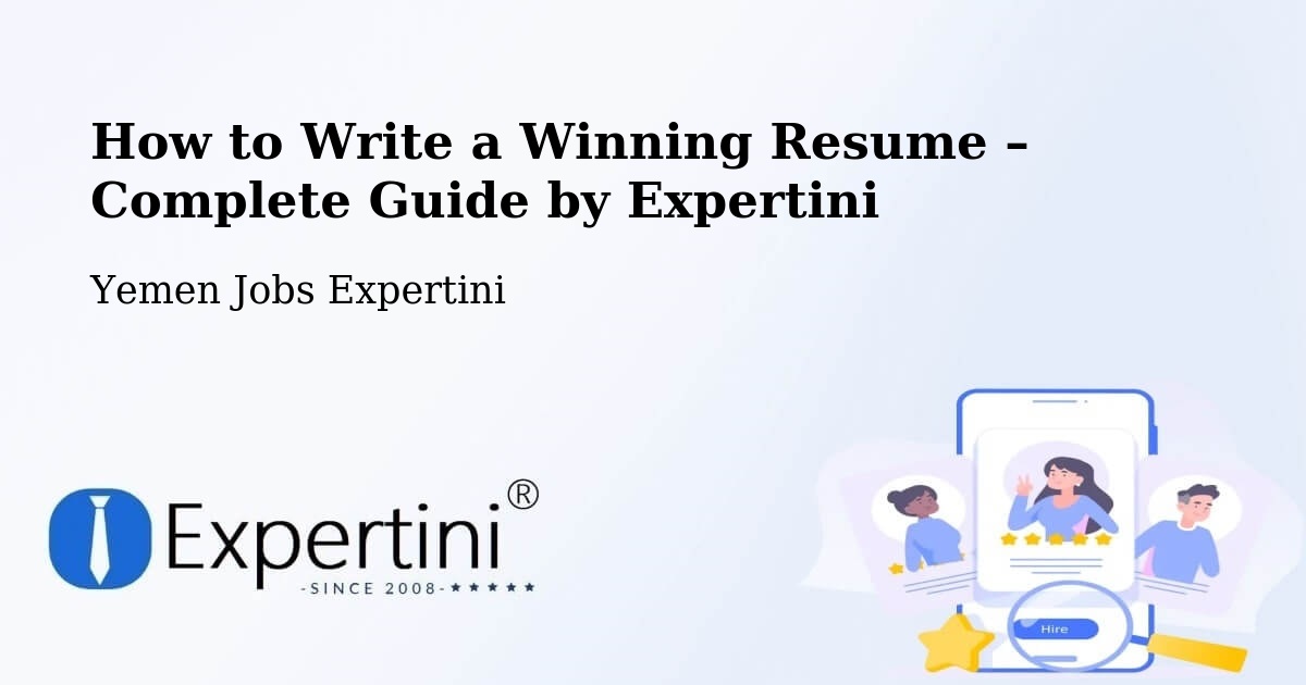 Resume Writing Guide for Job Seekers – Dhubab - Dhubab, Yemen Jobs Expertini